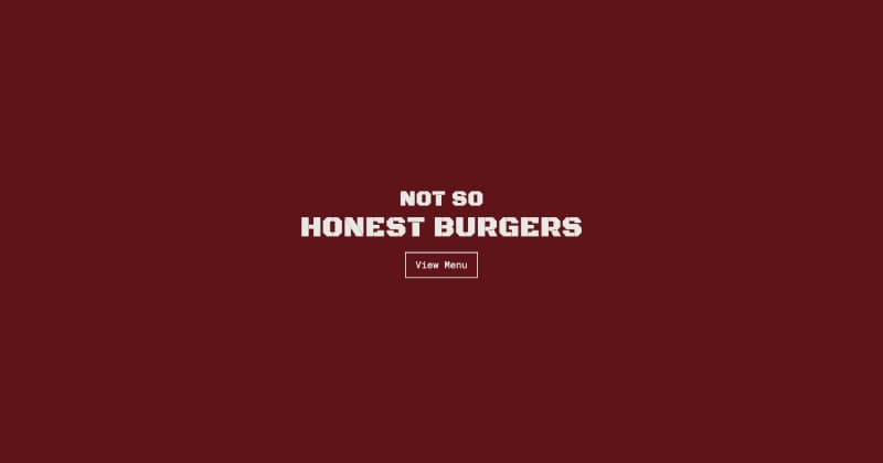 Not so honest burger app image main image